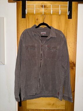 Quiksilver Men's Velvet Bomber Jacket in Dark Grey